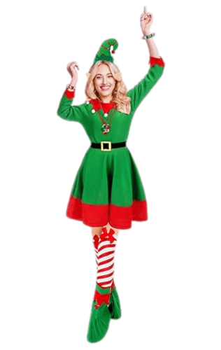 Women Christmas Elf Costume