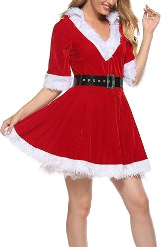 Christmas V-Neck Dress