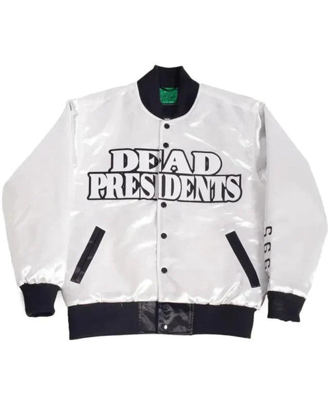 Headgear Classics Dead Presidents White Satin Jacket