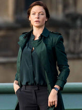 Rebecca Ferguson Mission Impossible 5 Green Trench Coat - jnjjackets