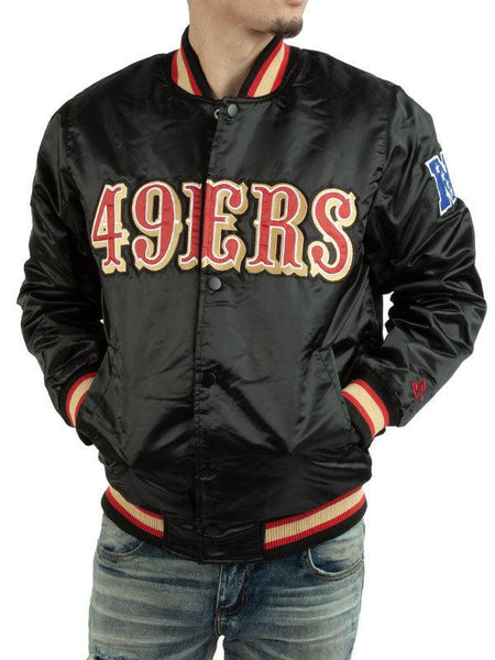 San Francisco 49ers Black Varsity Jacket