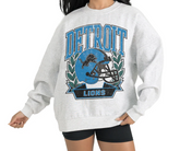 Gameday Couture Gray Detroit Lions Heritage Fleece Sweatshirt