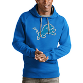 Antigua Detroit Lions Victory Pullover Hoodie