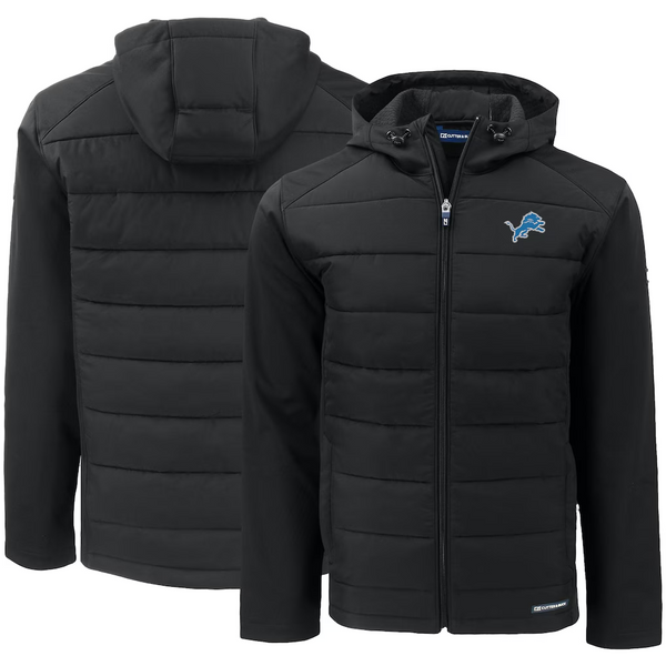 Cutter & Buck Detroit Lions Evoke PrimaLoft Hybrid Eco Softshell Jacket