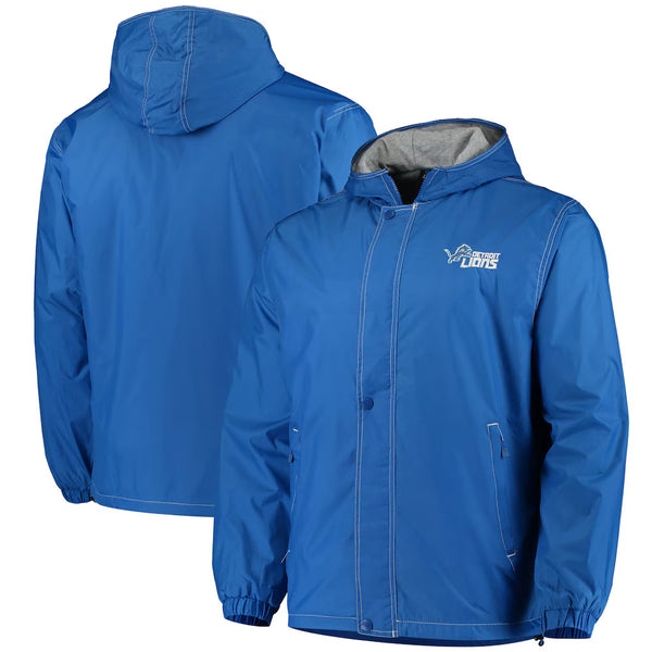 Dunbrooke Blue Detroit Lions Logo Legacy Stadium Full-Zip Jacket