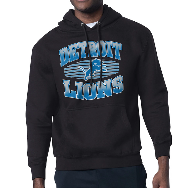 Starter  Detroit Lions Team Grit Graphic Hoodie