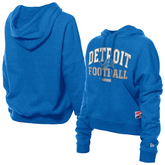 New Era Blue Detroit Lions Throwback Boxy Hoodie Sweatshirt - hoodie - Boxy Hoodie Sweatshirt, Detroit Lions Hoodie, Detroit Lions Hoodies, New Era Blue Detroit Lions Throwback Boxy Hoodie Sweatshirt