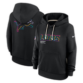 Nike Black Detroit Lions 2025 NFL Crucial Catch Dri-FIT Hoodie