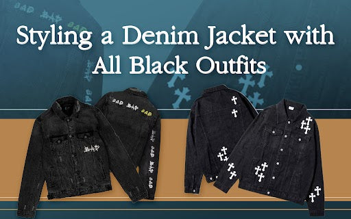 Stylish Ways to Wear a Jean Jacket with Black Outfits