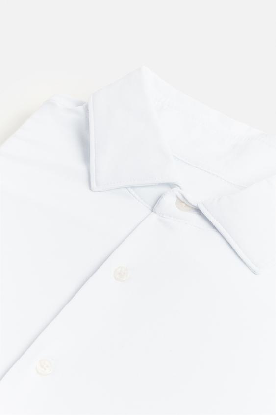 Plain Stretch Shirt – Smart Fit & Everyday Comfort - jnjjackets