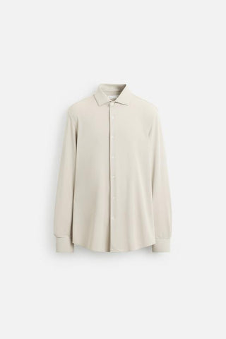 Plain Stretch Shirt – Smart Fit & Everyday Comfort - jnjjackets
