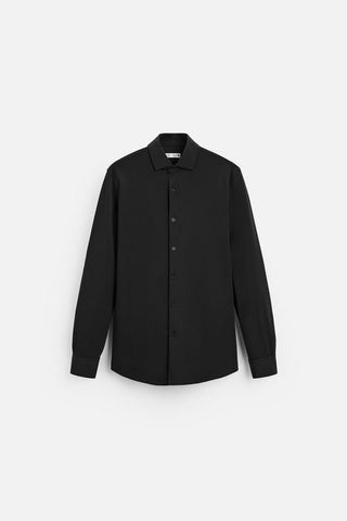 Plain Stretch Shirt – Smart Fit & Everyday Comfort - jnjjackets