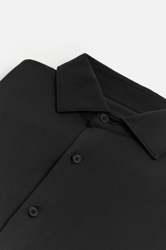 Plain Stretch Shirt – Smart Fit & Everyday Comfort - jnjjackets