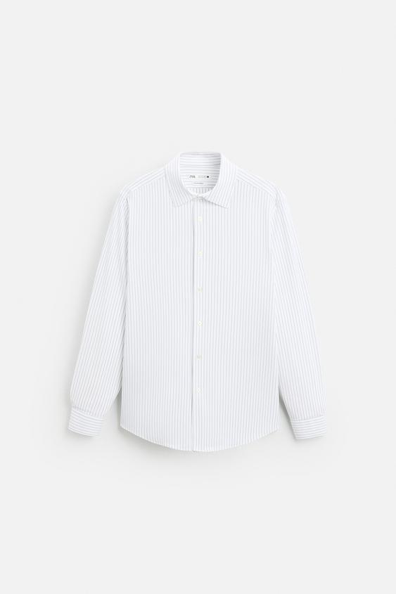 Textured Stretch Shirt – Comfortable Fit & Classic Look - jnjjackets