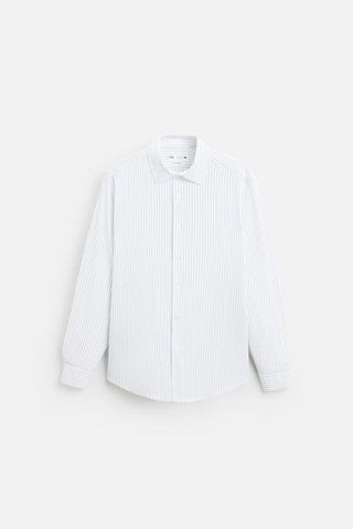 Textured Stretch Shirt – Comfortable Fit & Classic Look - jnjjackets
