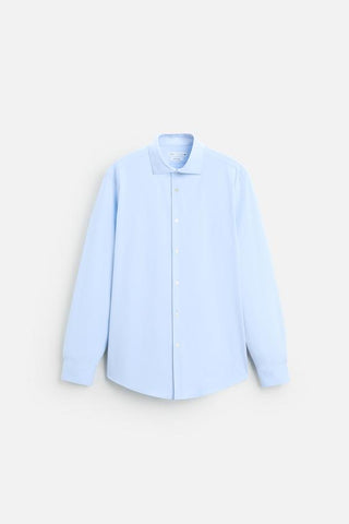 Textured Stretch Shirt – Comfortable Fit & Classic Look - jnjjackets