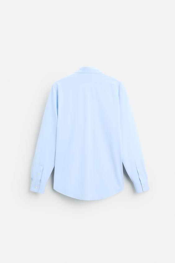Textured Stretch Shirt – Comfortable Fit & Classic Look - jnjjackets