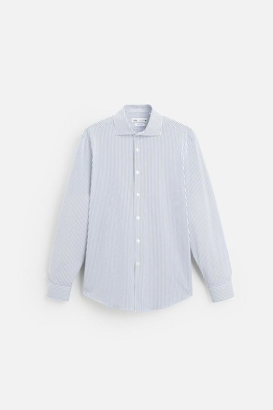 Textured Stretch Shirt – Comfortable Fit & Classic Look - jnjjackets