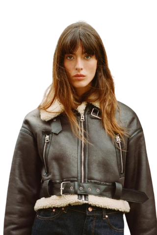 Double Sided Short Leather Jacket - jnjjackets