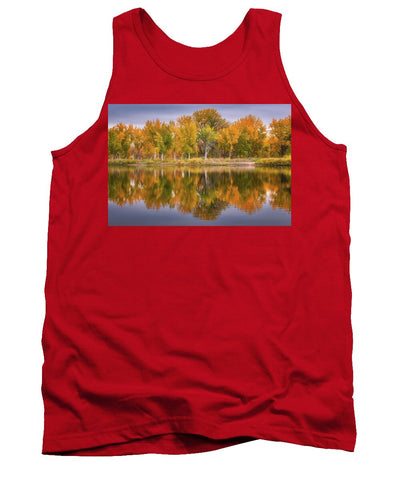 Colorful Lake Reflection Tank Top - jnjjackets