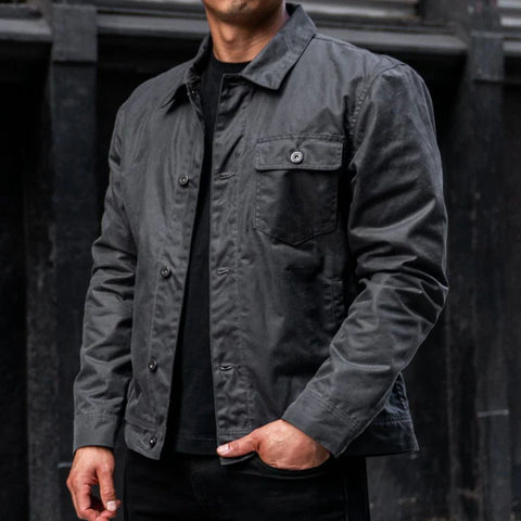 Waxed Canvas Field Jacket - jnjjackets