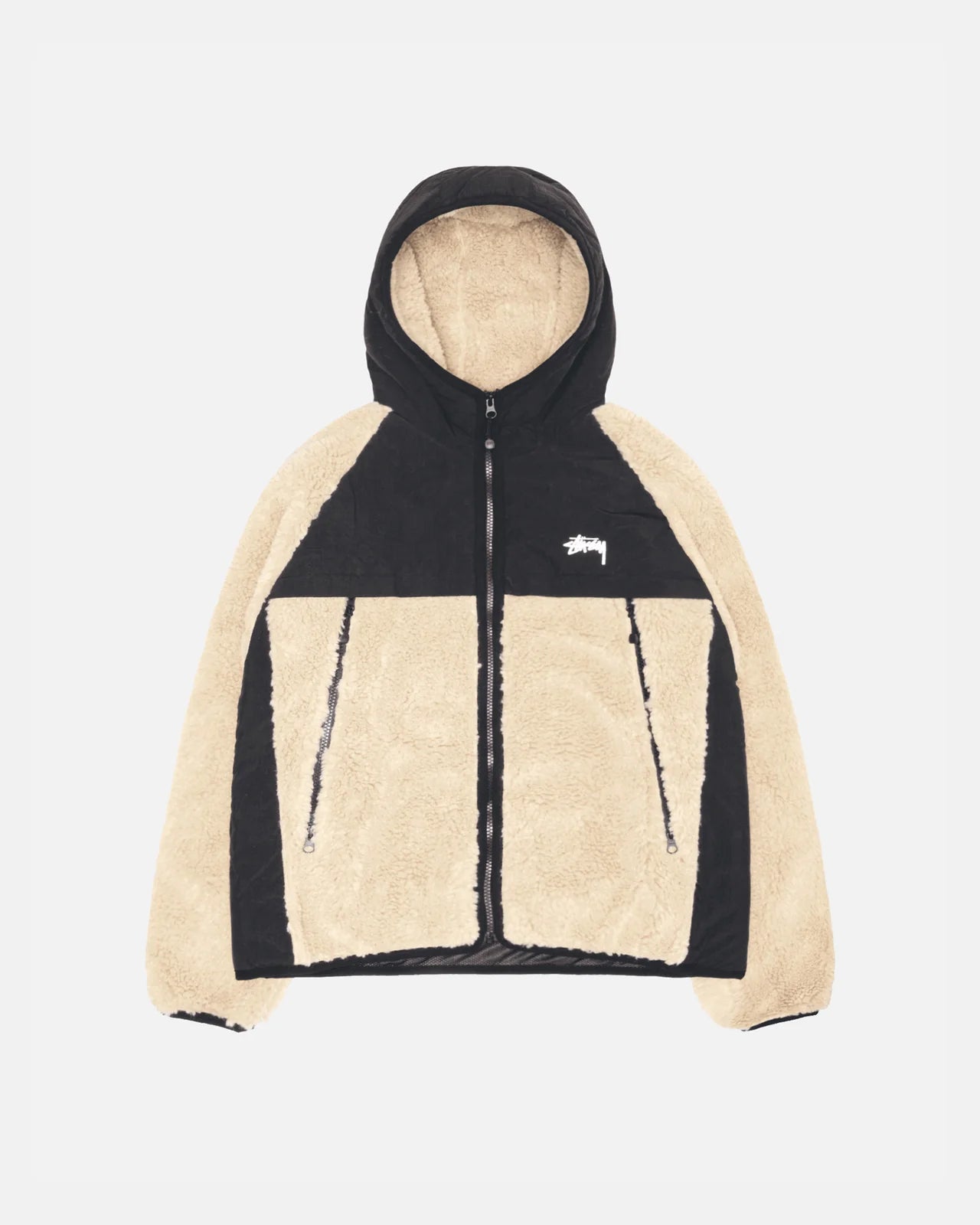 Sherpa Paneled Hooded Jacket