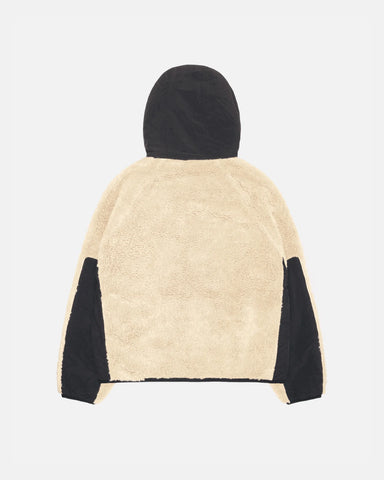 Sherpa Paneled Hooded Jacket