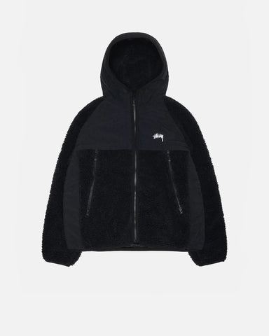 Sherpa Paneled Hooded Jacket