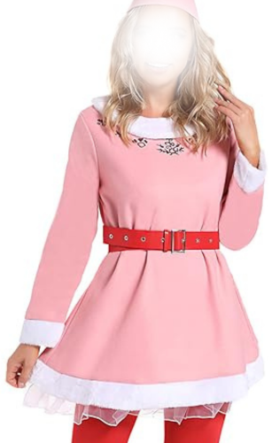 Myuilor pink Christmas costumes