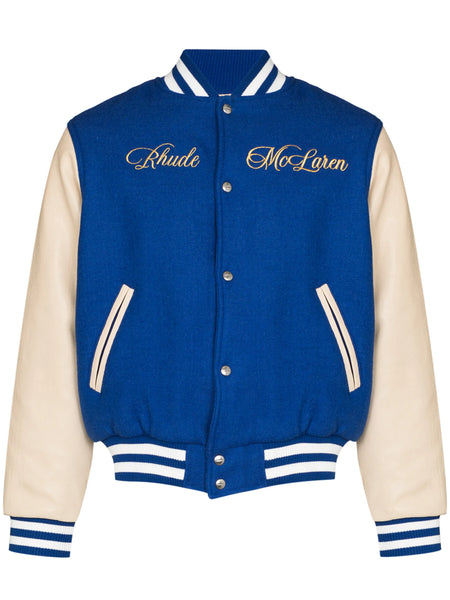 X McLaren Varsity Bomber Jacket