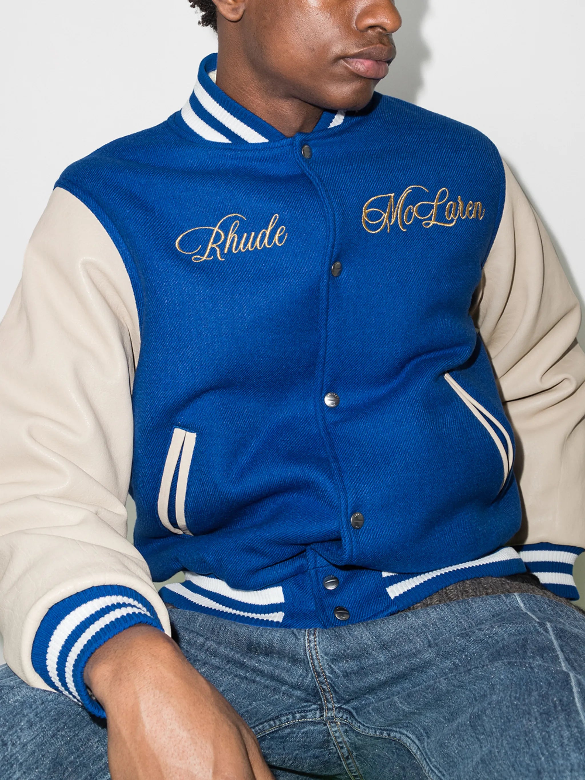 X McLaren Varsity Bomber Jacket – Racing Style | JNJ Jackets