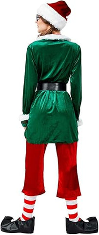 Elf Christmas Santa Claus Costume