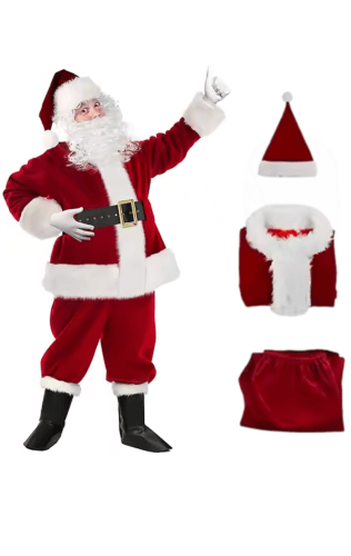 Deluxe Adult Santa Claus Costumes - JnJ Jackets