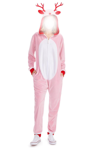 Adult Christmas Onesie, Comfy Jumpsuit