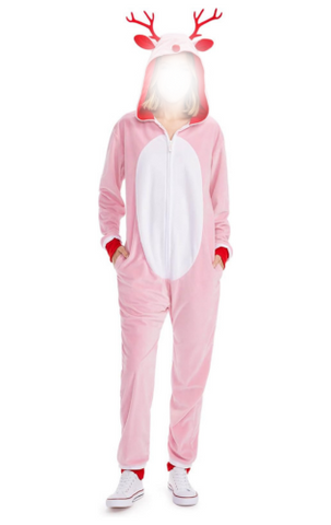 Adult Christmas Onesie, Comfy Jumpsuit