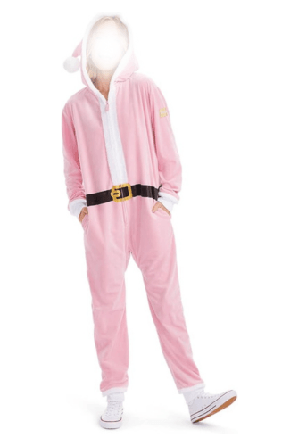 Pink Santa Jumpsuit