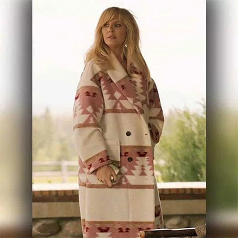 Yellowstone S05 Beth Dutton Pink Coat - JnJ Jackets