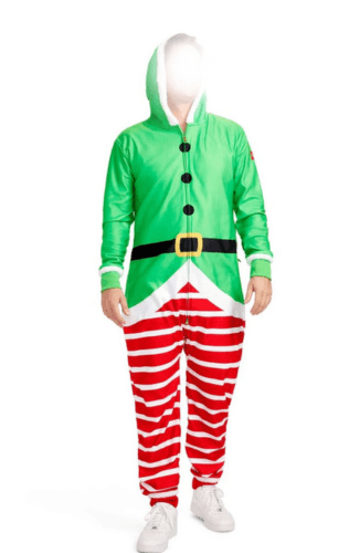 Green Christmas Elf Jumpsuit - JnJ Jackets