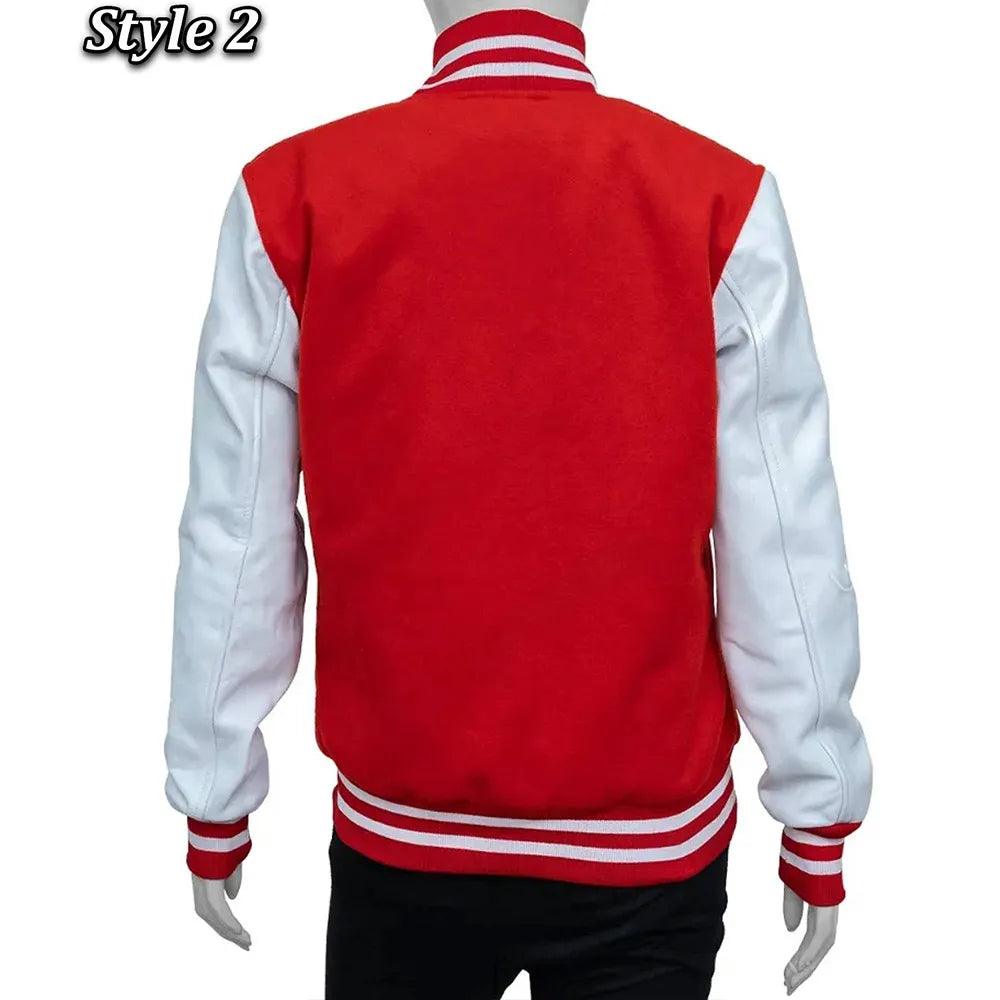 Taylor Swift Red & White Varsity Jacket - JnJ Jackets