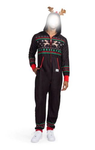 Fair Isle Rudolph Jumpsuit