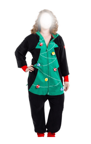 Tree Toss Game Plus Size Jumpsuit