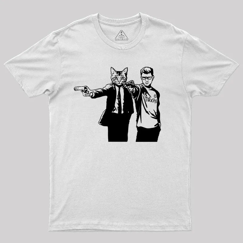 Sharpshooter Cat T-Shirt - jnjjackets