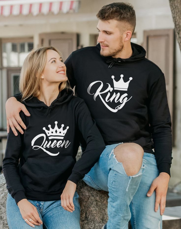 King Queen Couple Hoodie