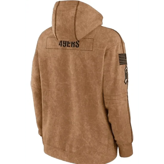 San Francisco 49ers Nike 2023 Salute to Service Hoodie