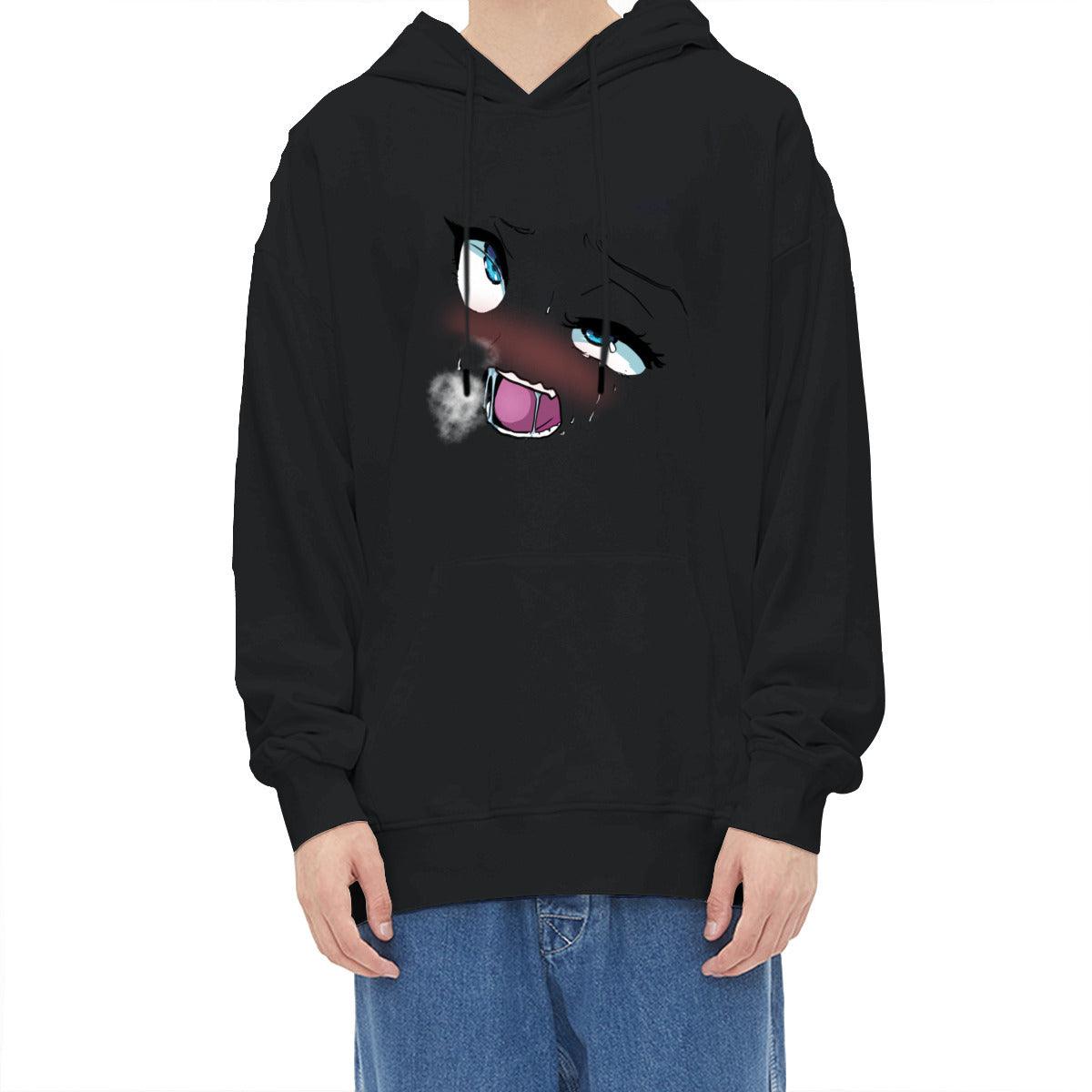 EU Size Ahegao Face Hentai Japanese Hoodie - JnJ Jackets