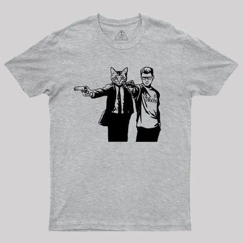 Sharpshooter Cat T-Shirt - jnjjackets