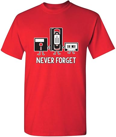 Tape VHS Music  Never Forget T-Shirt - jnjjackets
