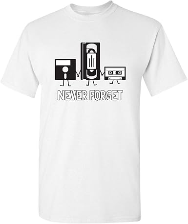 Tape VHS Music  Never Forget T-Shirt - jnjjackets
