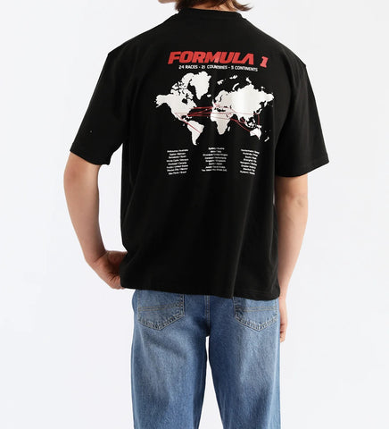 Baggy Fit Formula 1 Graphic T-Shirt | Trendy Oversized Tee - jnjjackets