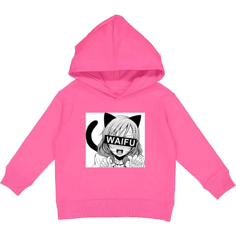 Weeb Love Waifu Kids Pullover Hoodies - JnJ Jackets